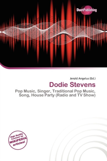 Dodie Stevens by Jerold Angelus - Paperback