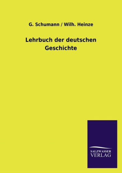 Lehrbuch Der Deutschen Geschichte