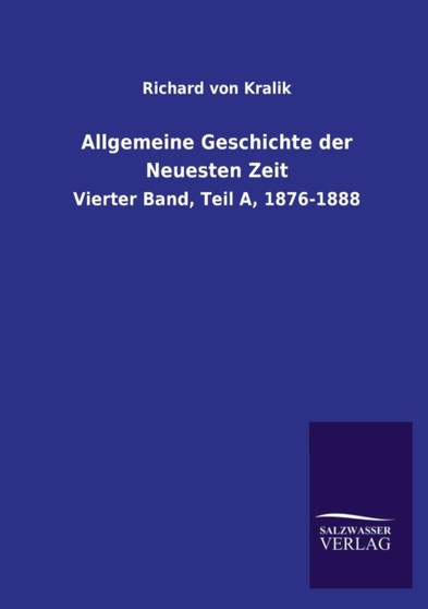 Allgemeine Geschichte Der Neuesten Zeit