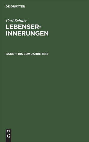 Bis Zum Jahre 1852