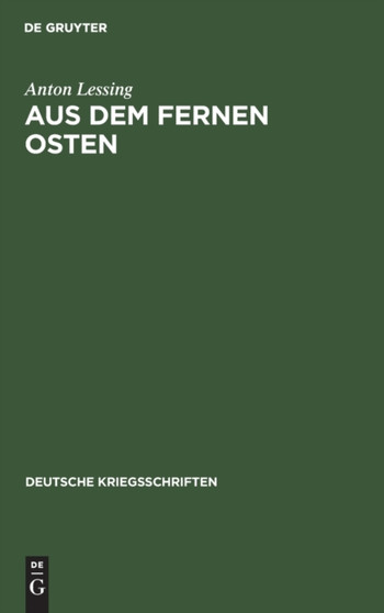 Aus Dem Fernen Osten : Ein Ruckblick Und Ausblick : 19