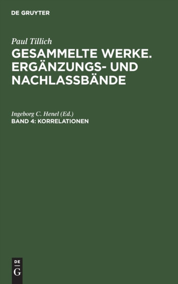 Korrelationen : Die Antworten Der Religion Auf Fragen Der Zeit