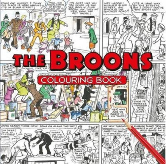 The Broons Colouring Book by David Donaldson - Paperback