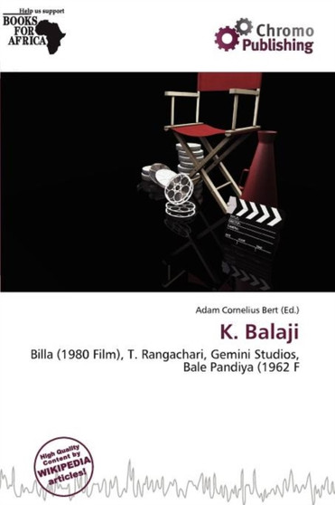 K. Balaji by Adam Cornelius Bert - Paperback