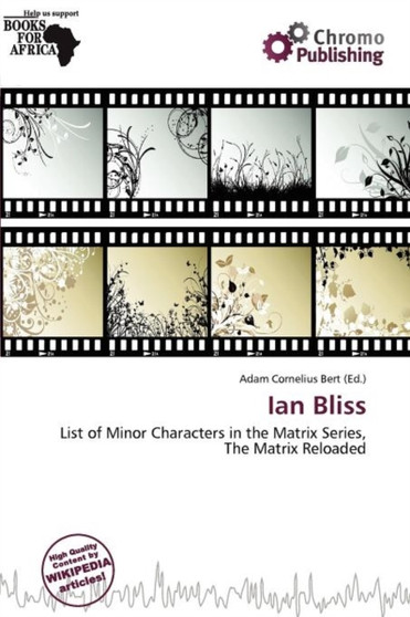 Ian Bliss by Adam Cornelius Bert - Paperback