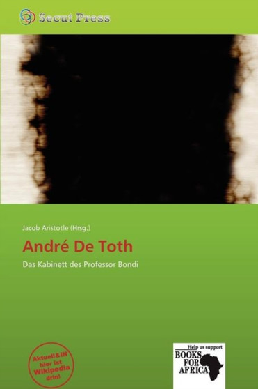 Andr de Toth by Jacob Aristotle - Paperback