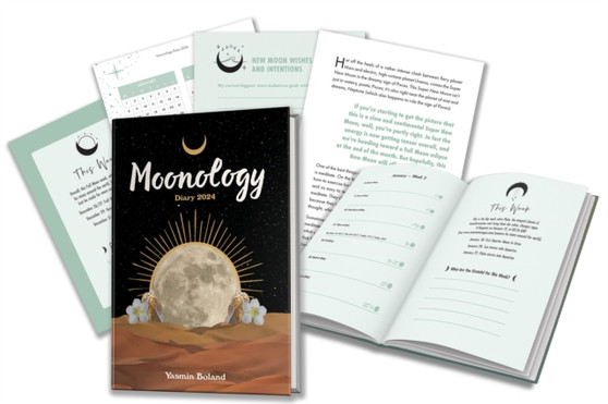 Moonology??? Diary 2024 by Yasmin Boland - Paperback