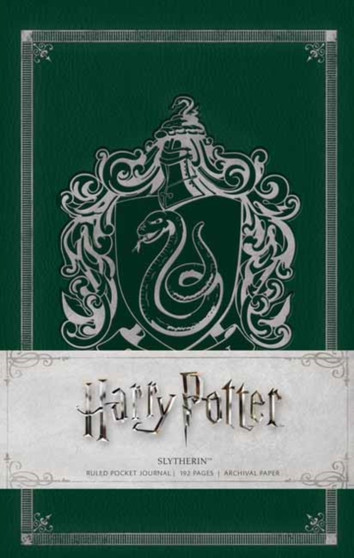 Harry Potter: Slytherin Ruled Pocket Journal by . Warner Bros. Consumer Products Inc. - Hardback