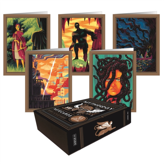 Mythology Notecards : 20 Notecards and Envelopes by Jim Tierney - Hardback