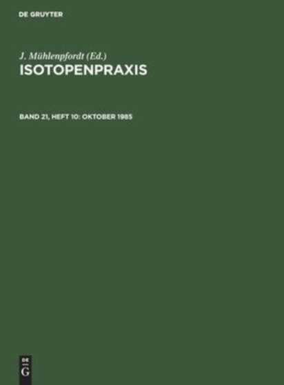 Oktober 1985 by J Muhlenpfordt - Hardback