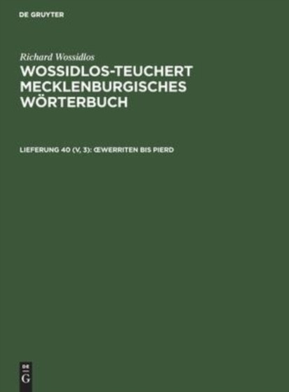 Oewerriten Bis Pierd by Jurgen Gundlach - Hardback