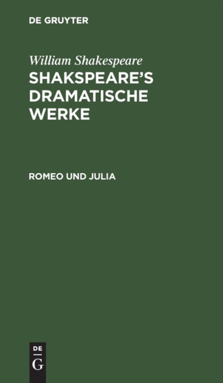 Romeo Und Julia by William Shakespeare - Hardback