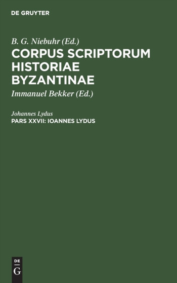 Ioannes Lydus by Johannes Lydus - Hardback