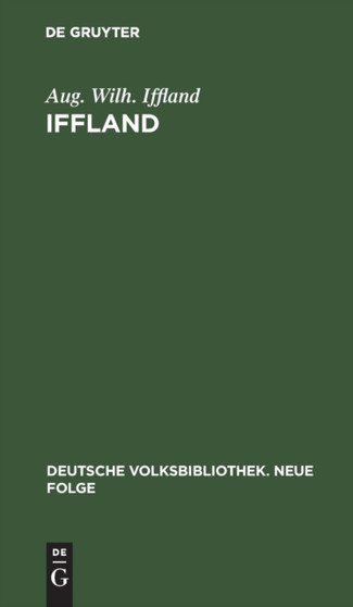 Iffland : 63 by Aug Wilh Iffland - Hardback
