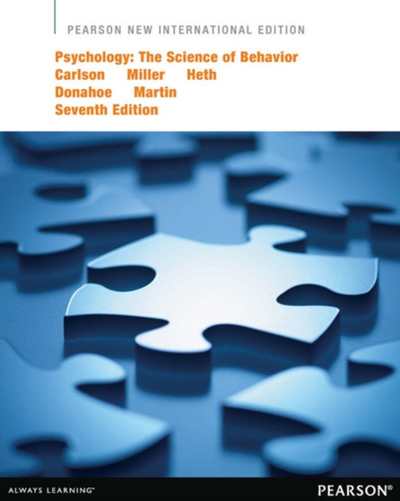 Psychology: The Science of Behavior : Pearson New International Edition