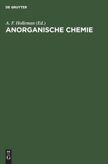 Anorganische Chemie by A F Holleman - Hardback