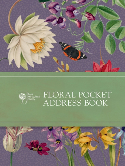 RHS Floral Pocket Address Book by Royal Horticultural Society - Hardback