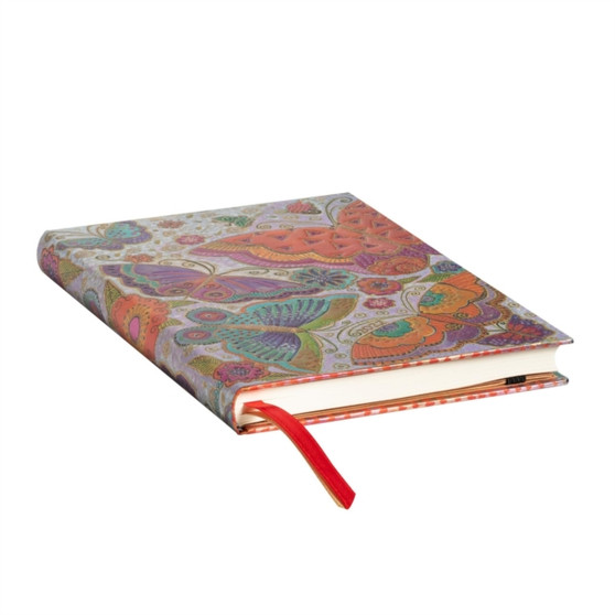 Flutterbyes (Playful Creations) Midi Horizontal 12-month Dayplanner 2022 (Elastic Band Closure) by Paperblanks - Hardback