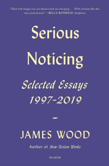 Serious Noticing : Selected Essays, 1997-2019