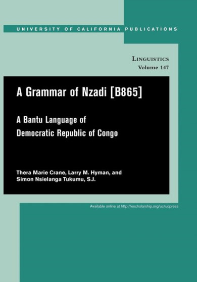 A Grammar of Nzadi [B865] : A Bantu language of Democratic Republic of Congo : 147
