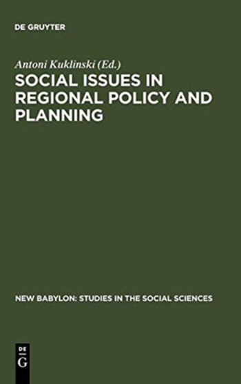 Social Issues in Regional Policy and Planning