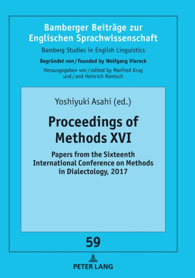 Proceedings of Methods XVI : Papers from the sixteenth international conference on Methods in Dialectology, 2017 : 59