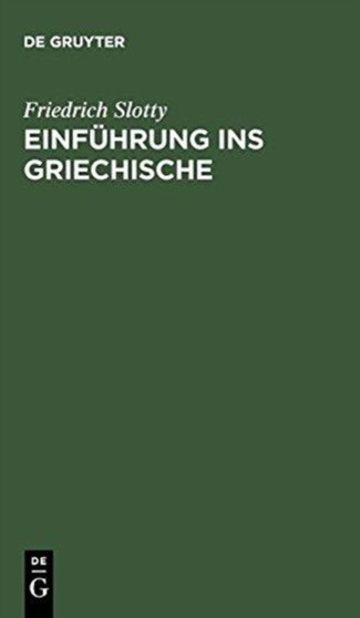 Einfuhrung ins Griechische