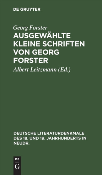 Ausgewahlte Kleine Schriften Von Georg Forster : 46