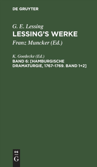 [Hamburgische Dramaturgie, 1767-1769. Band 1]2]