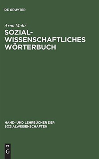 Sozialwissenschaftliches Worterbuch : Englisch-Deutsch, Deutsch-Englisch