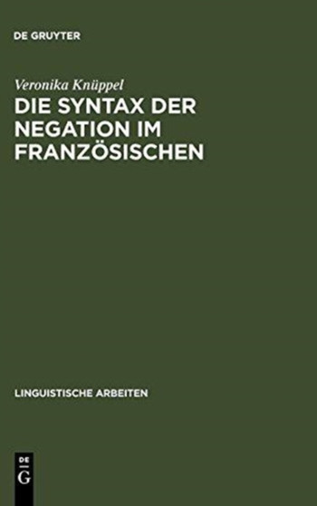 Die Syntax der Negation im Franzosischen : 435