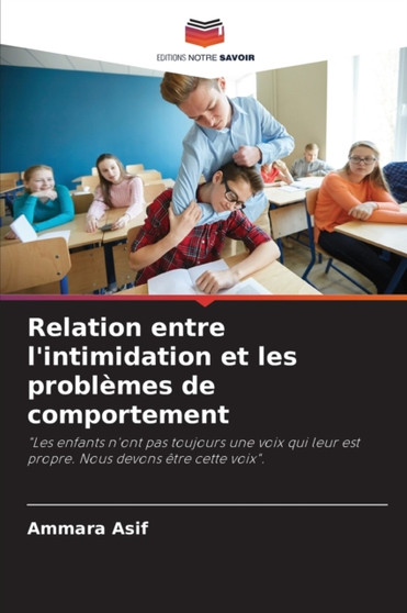 Relation entre l'intimidation et les problemes de comportement