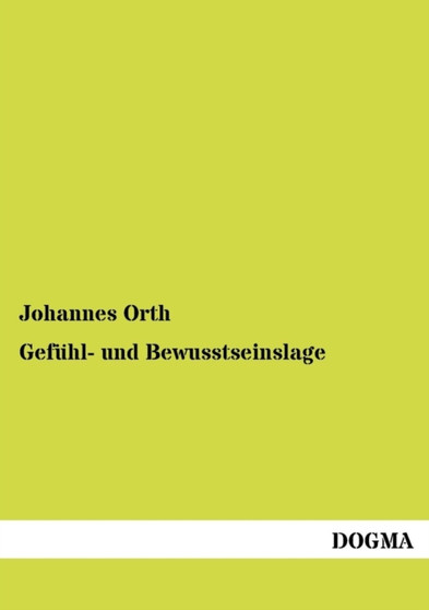 Gefuhl- Und Bewusstseinslage