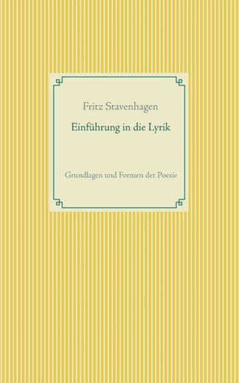 Einfuhrung in die Lyrik