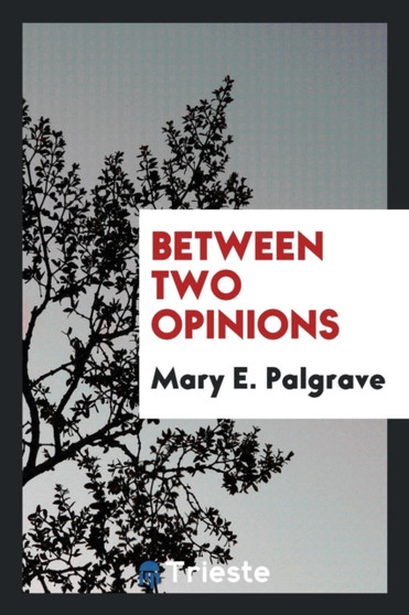 Between Two Opinions by Mary E Palgrave - Paperback