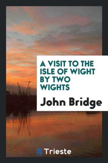 A Visit to the Isle of Wight by Two Wights by John Bridge - Paperback