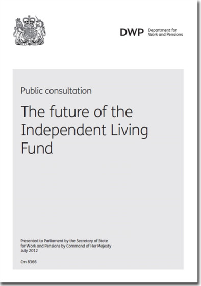 The future of the Independent Living Fund : public consultation : 8366