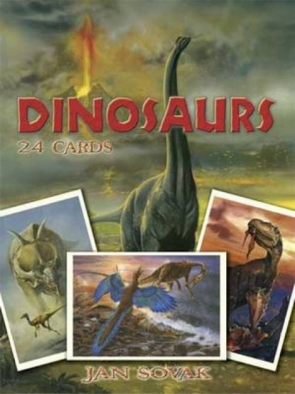 Dinosaurs : 24 Cards by Jan Sovak - Paperback