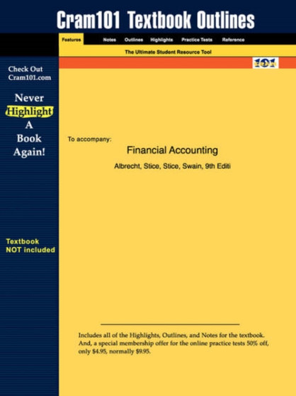 Studyguide for Financial Accounting by Albrecht, ISBN 9780324206746