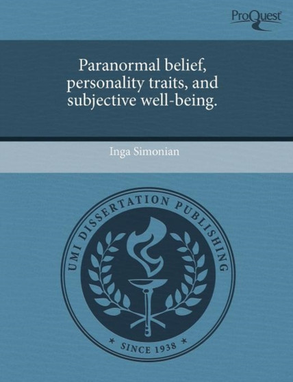 Paranormal Belief Paranormal Belief
