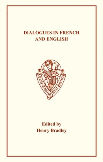 Dialogues in French and English by William Caxton