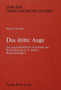 Das dritte Auge : Zur gegenstaendlichen Gestaltung der Wahrnehmung in A. Stifters Wegerzaehlungen