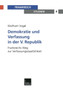 Demokratie und Verfassung in der V. Republik : Frankreichs Weg zur Verfassungsstaatlichkeit : 4