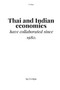 Thai and Indian economies have collaborated since 1980.
