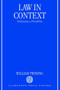 Law in Context : Enlarging a Discipline