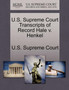 U.S. Supreme Court Transcripts of Record Hale V. Henkel