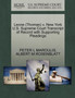 Leone (Thomas) V. New York U.S. Supreme Court Transcript of Record with Supporting Pleadings