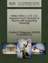 Walter (Ahto) V. U.S. U.S. Supreme Court Transcript of Record with Supporting Pleadings