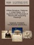 William Broadnax, Petitioner, V. United States. U.S. Supreme Court Transcript of Record with Supporting Pleadings