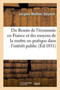 Du Besoin de l'Economie En France Et Des Moyens de la Mettre En Pratique Dans l'Interet Public